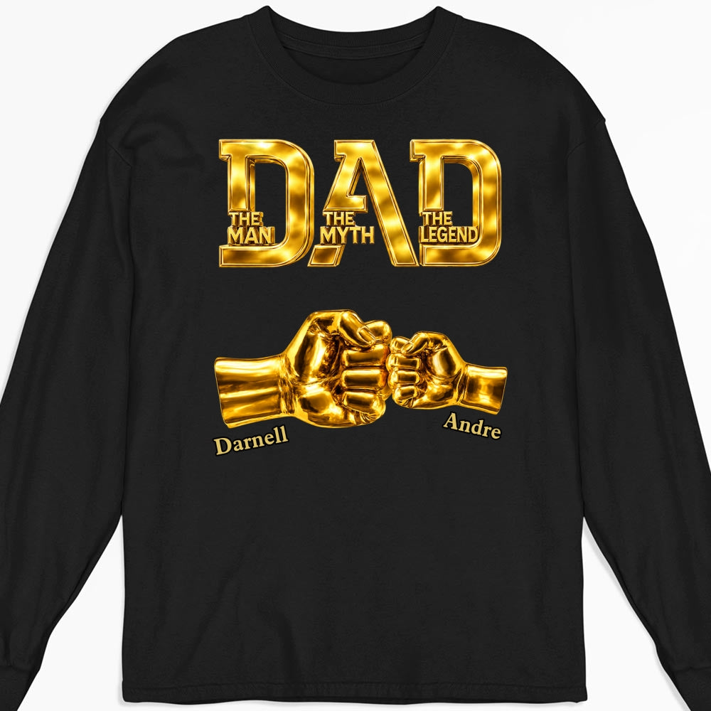 Custom Christmas Anniversary Keepsake Gifts For Husband • Dad The Legend - Personalized Shirt