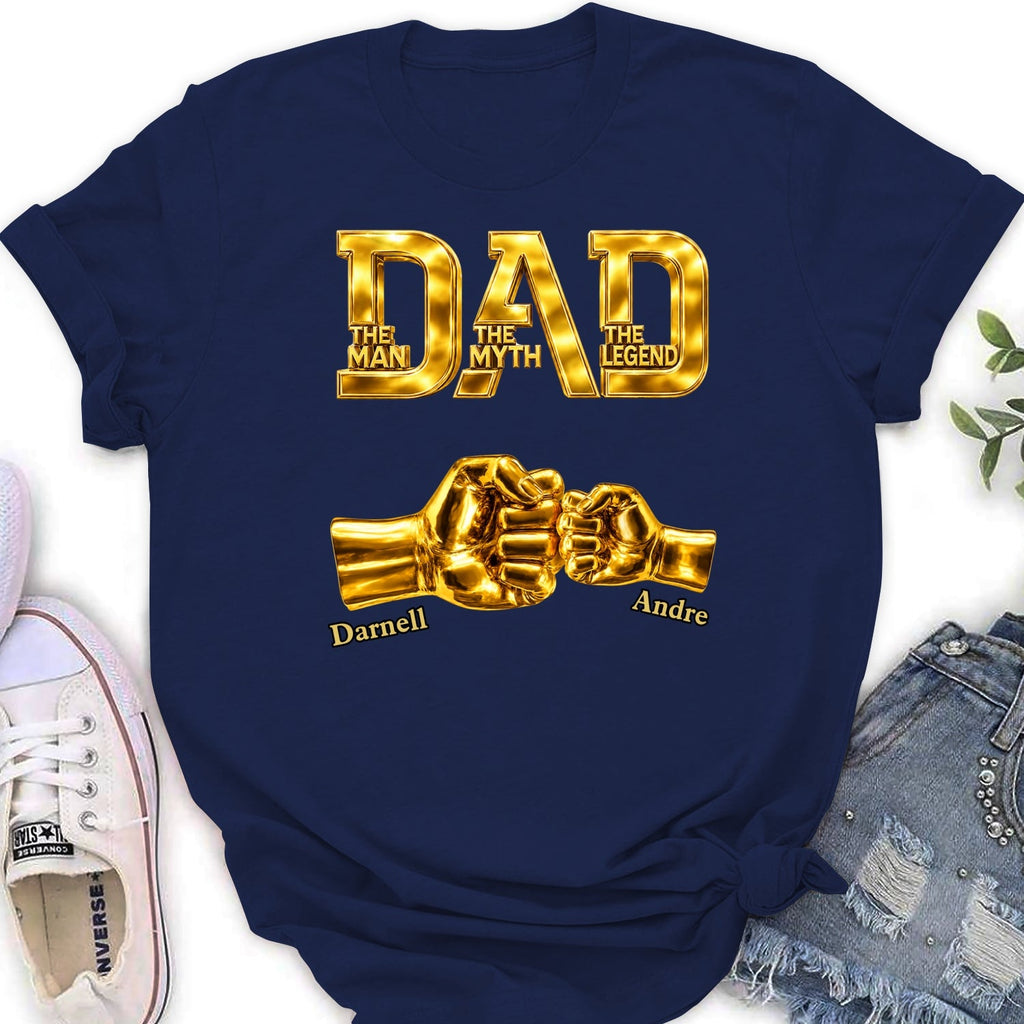Custom Christmas Anniversary Keepsake Gifts For Husband • Dad The Legend - Personalized Shirt