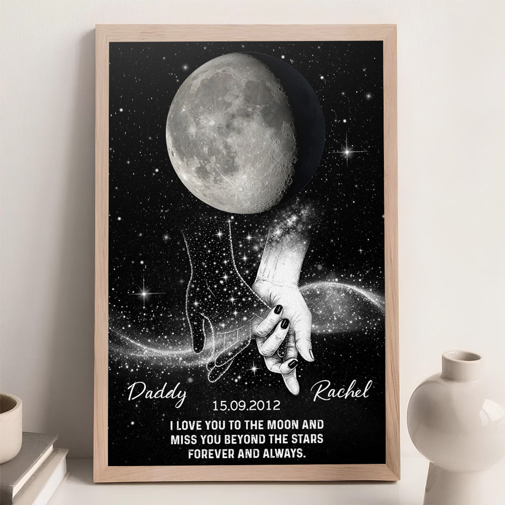 Miss You Beyond The Stars - Personalized Poster