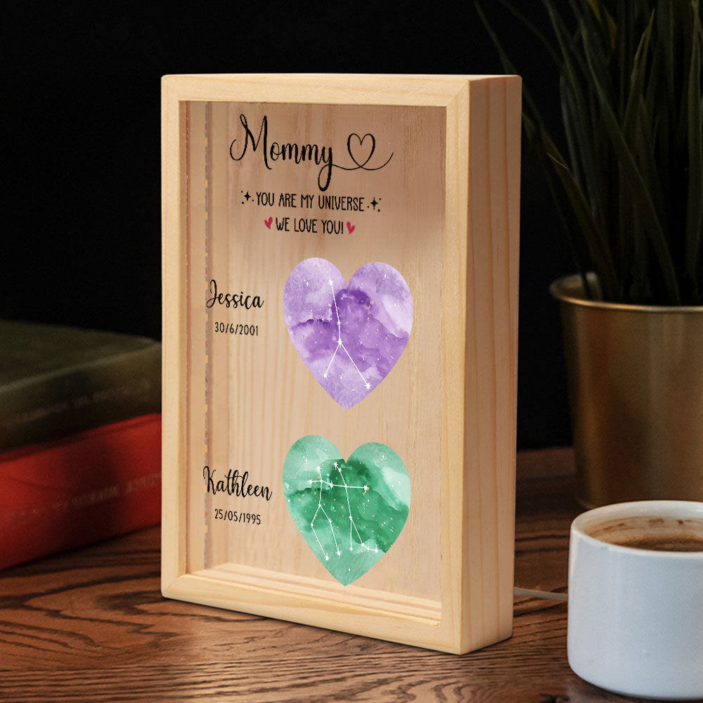 You Are Our Universe - Personalized Frame Light Box