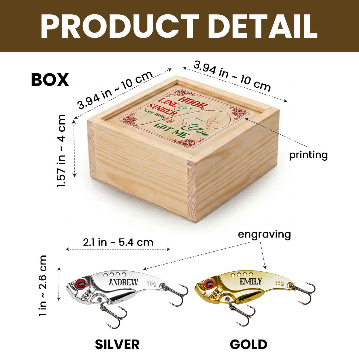 Hooked on You Forever - Personalized Fishing Lure