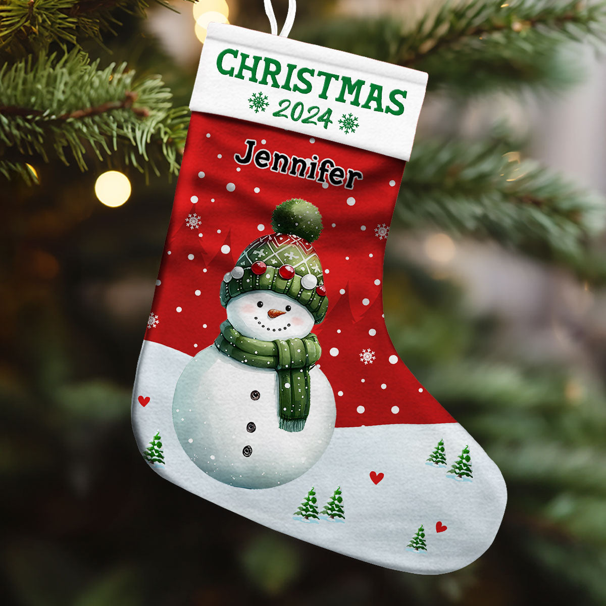 Custom Name Family Christmas Gifts, for Family Members, Holiday Decor • Family Christmas Stocking 2024 - Personalized Christmas Stocking