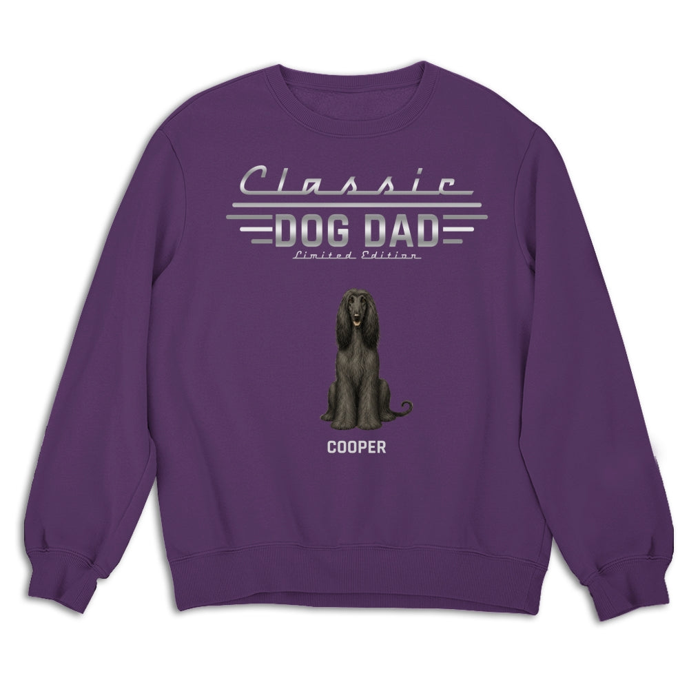 Custom Christmas & Birthday Keepsake Gift • Classic Dog Dad - Personalized Shirt - Classic Tee