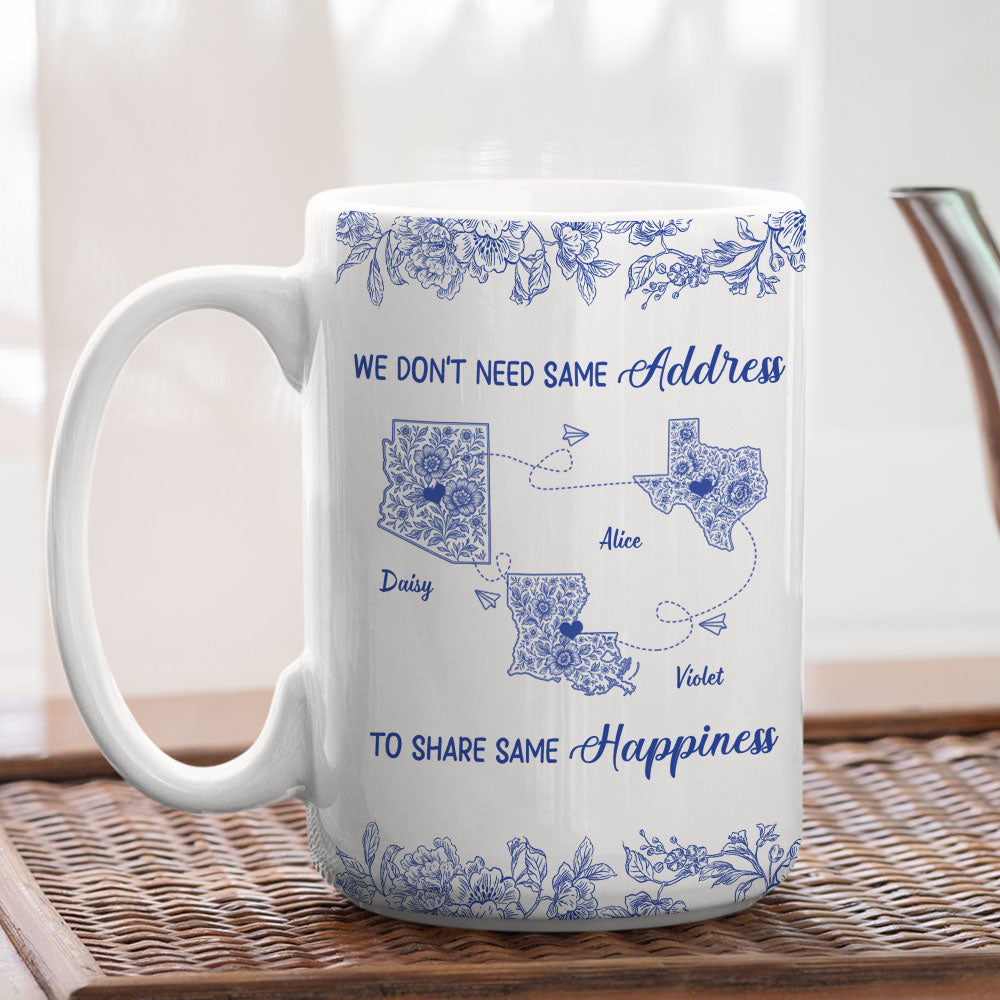 Custom Mother's Day Gift for Daughter • We Do Not Need Same Address - Personalized Coffee Mug