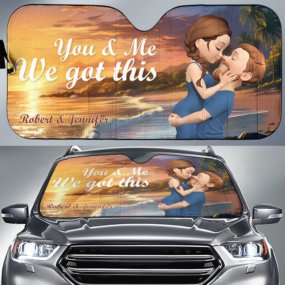 We Got This - Personalized Car Sunshade