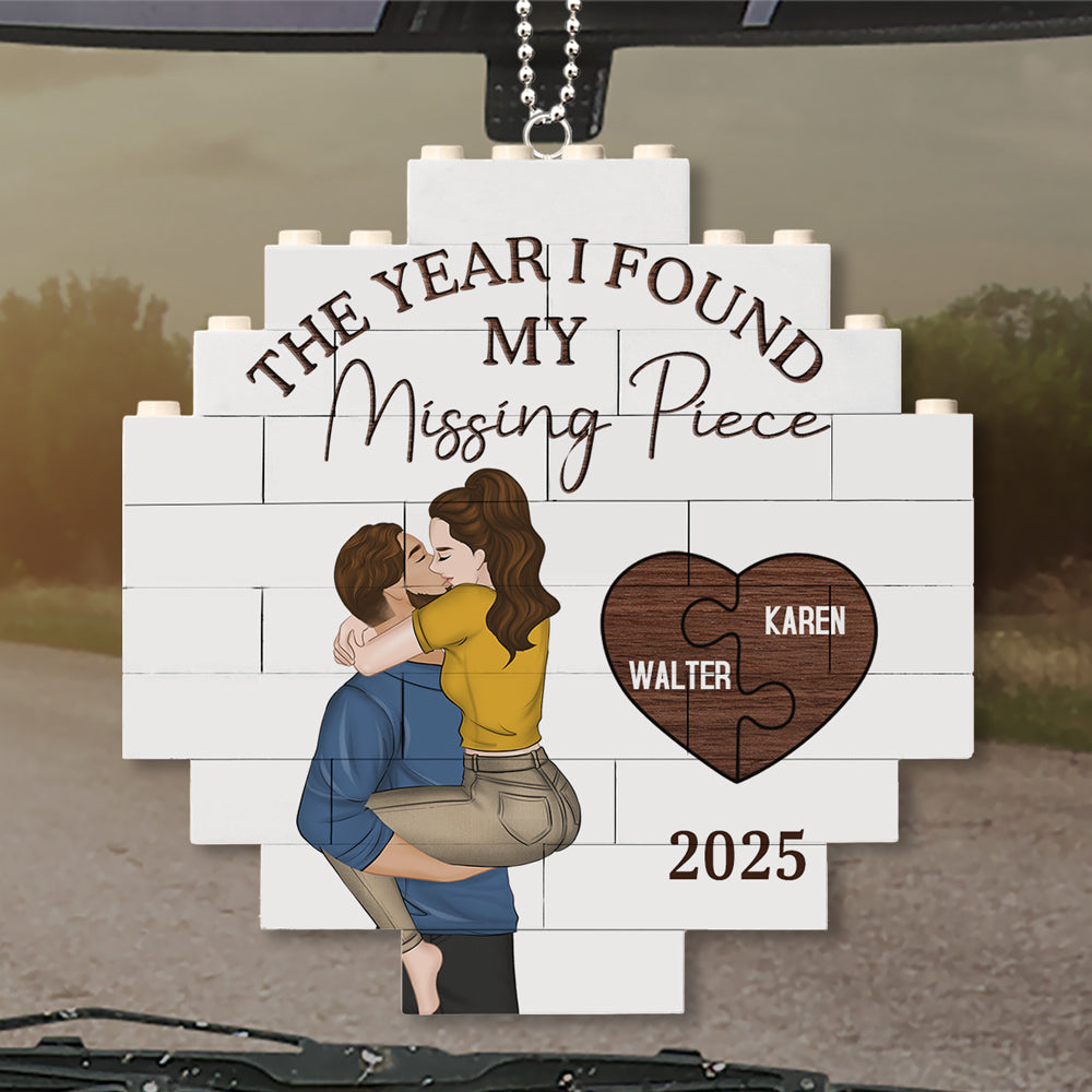 My Missing Piece - Personalized Puzzle Car Ornament