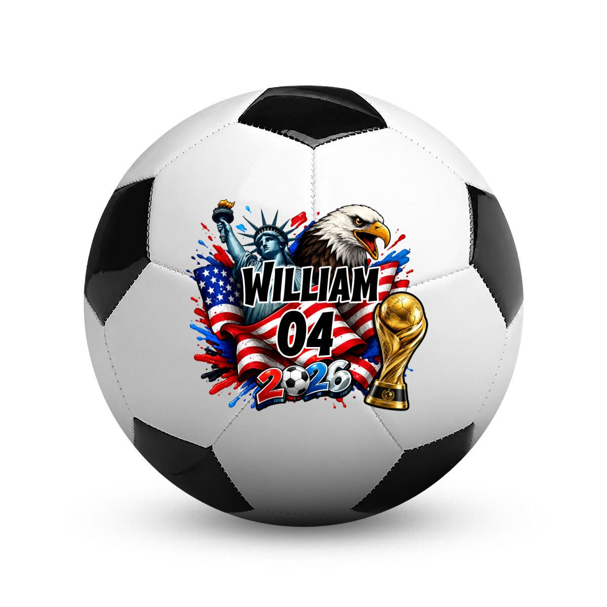 World Football Lover - Personalized Soccer Ball