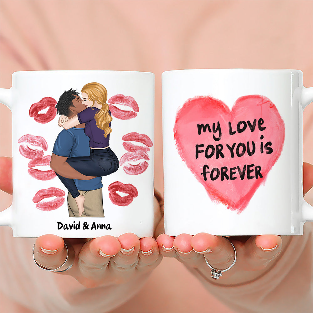Custom Anniversary Keepsake Gifts For Couple • This Is My Love For You - Personalized Coffee Mug