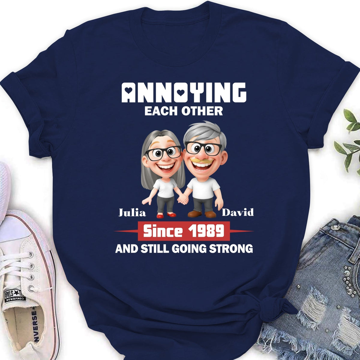 Custom Anniversary Keepsake Gifts For Couple • Me And You Forever Same Sex Ver - Personalized Shirt