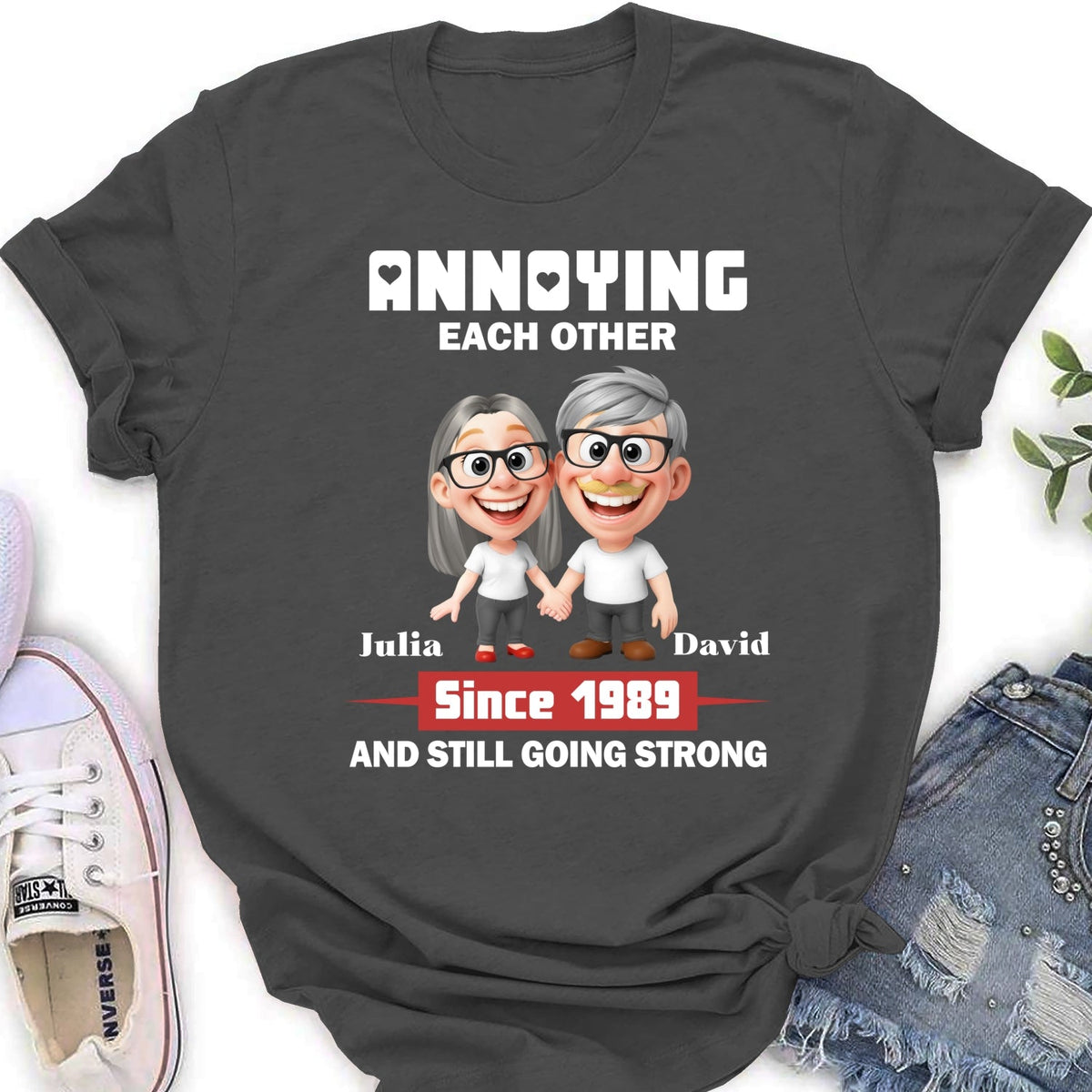 Custom Anniversary Keepsake Gifts For Couple • Me And You Forever Same Sex Ver - Personalized Shirt