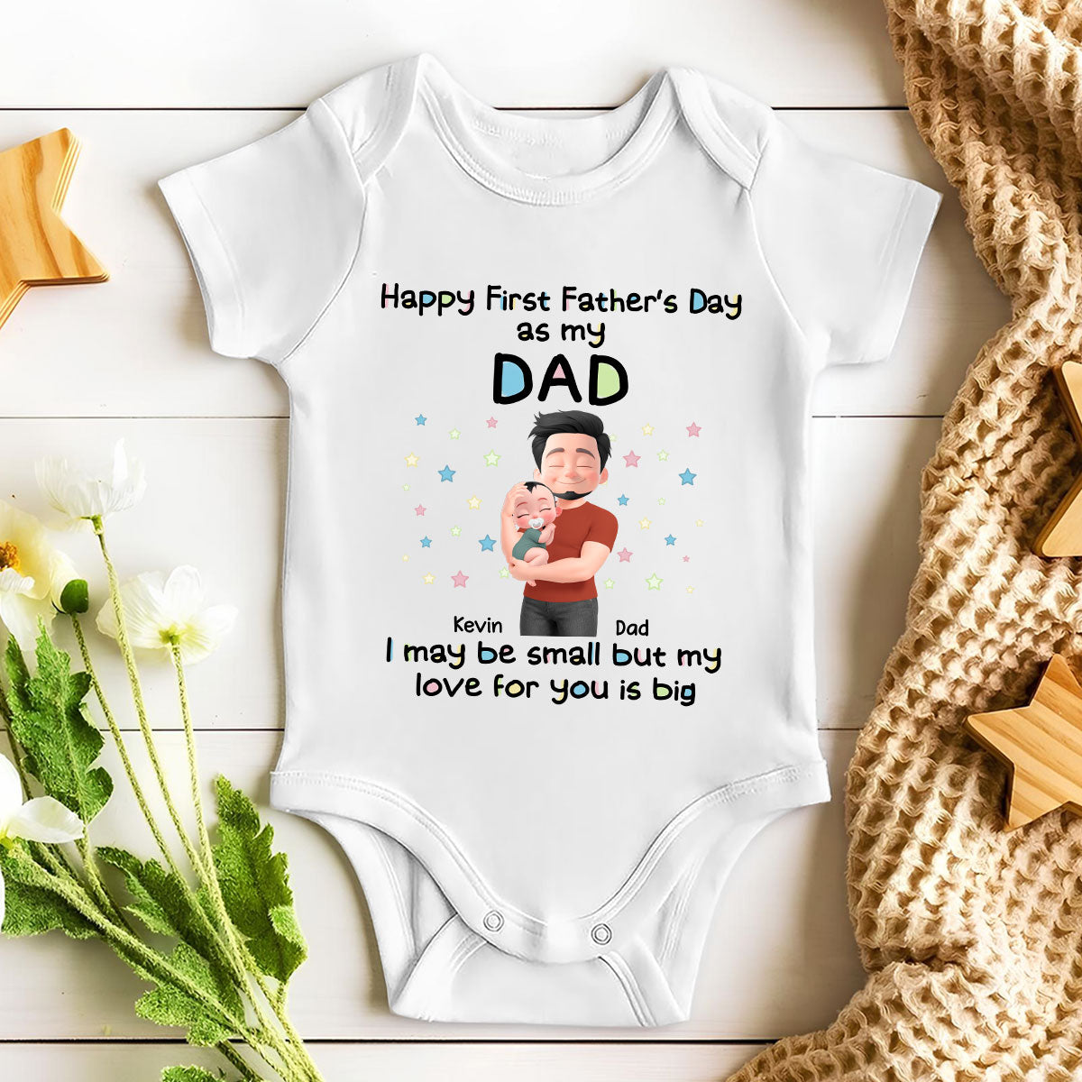 First Year With Baby - Personalized Baby Onesie