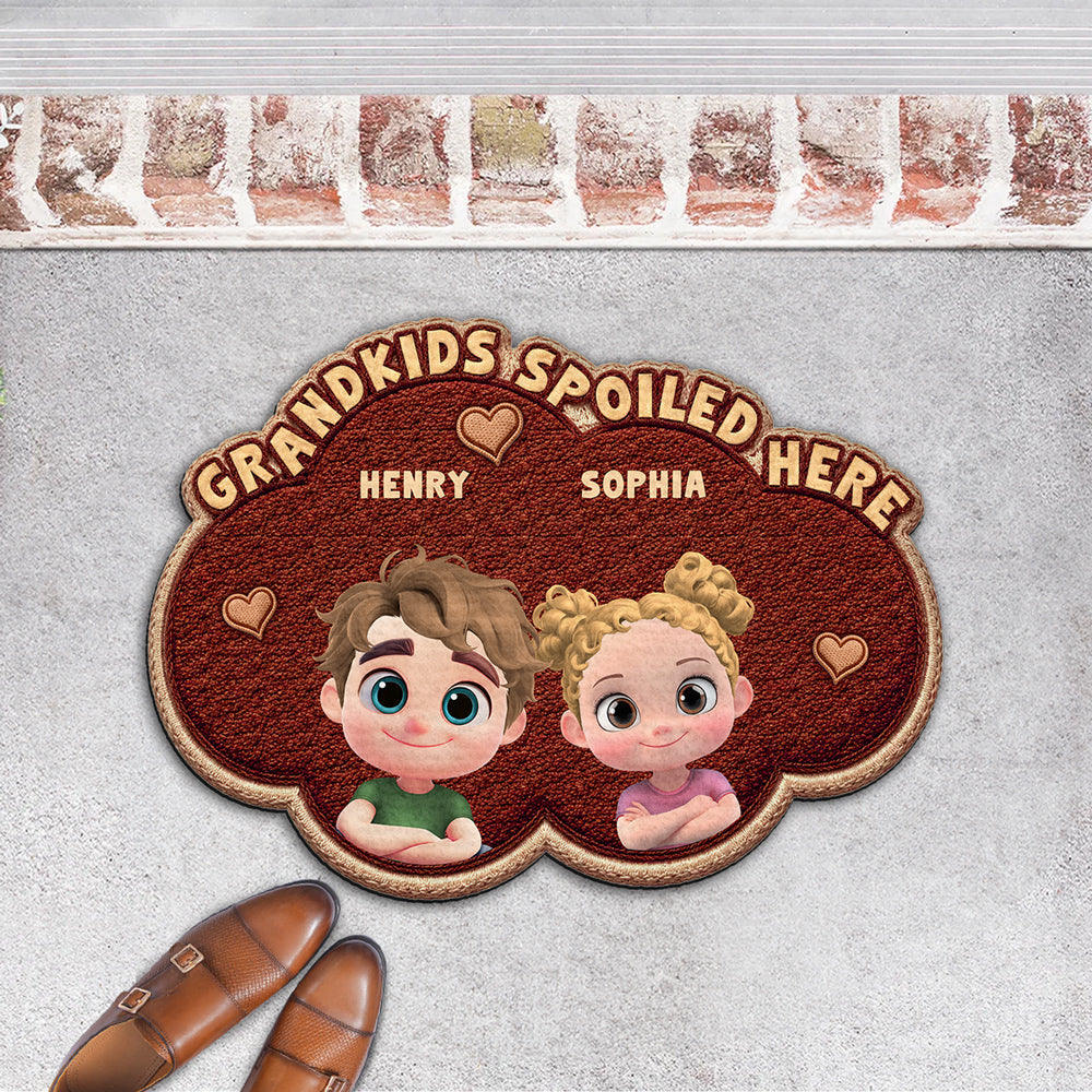 Grandmas Little Makers Multicolor - Personalized Doormat