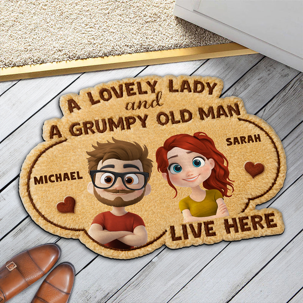 Our Love Live Here - Personalized Doormat