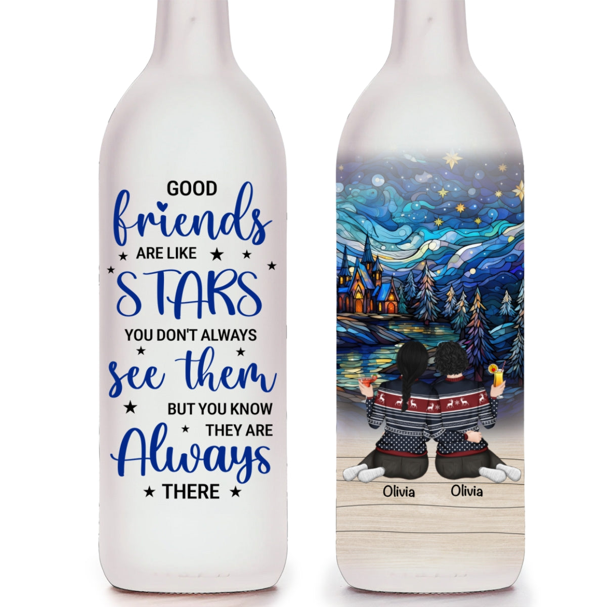 You Are My Shooting Star - Personalized Bottle Lamp