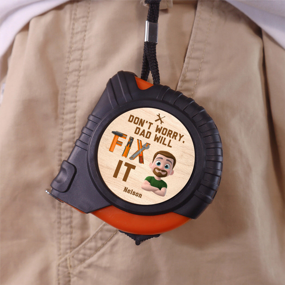 Best Dad - Personalized Tape Measure