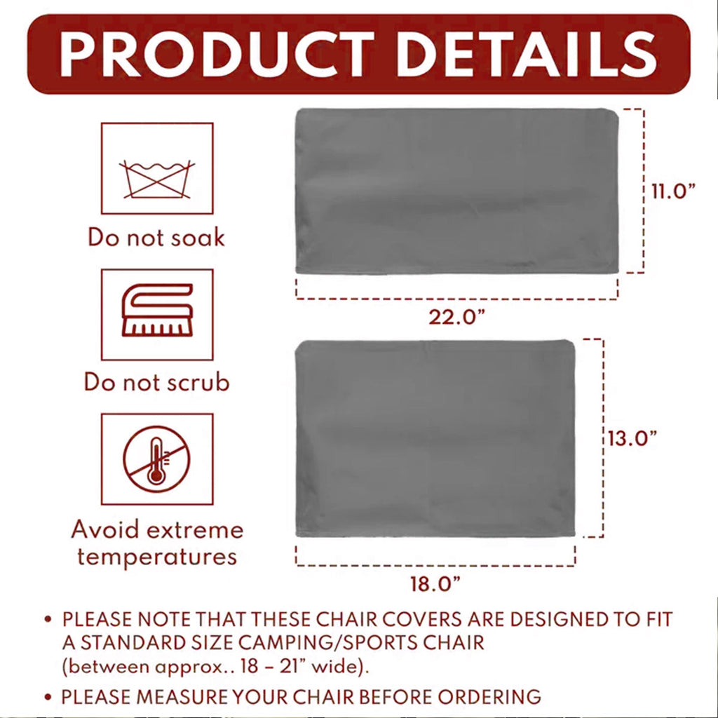 Home Is Where We Park It - Personalized Camping Chair Cover