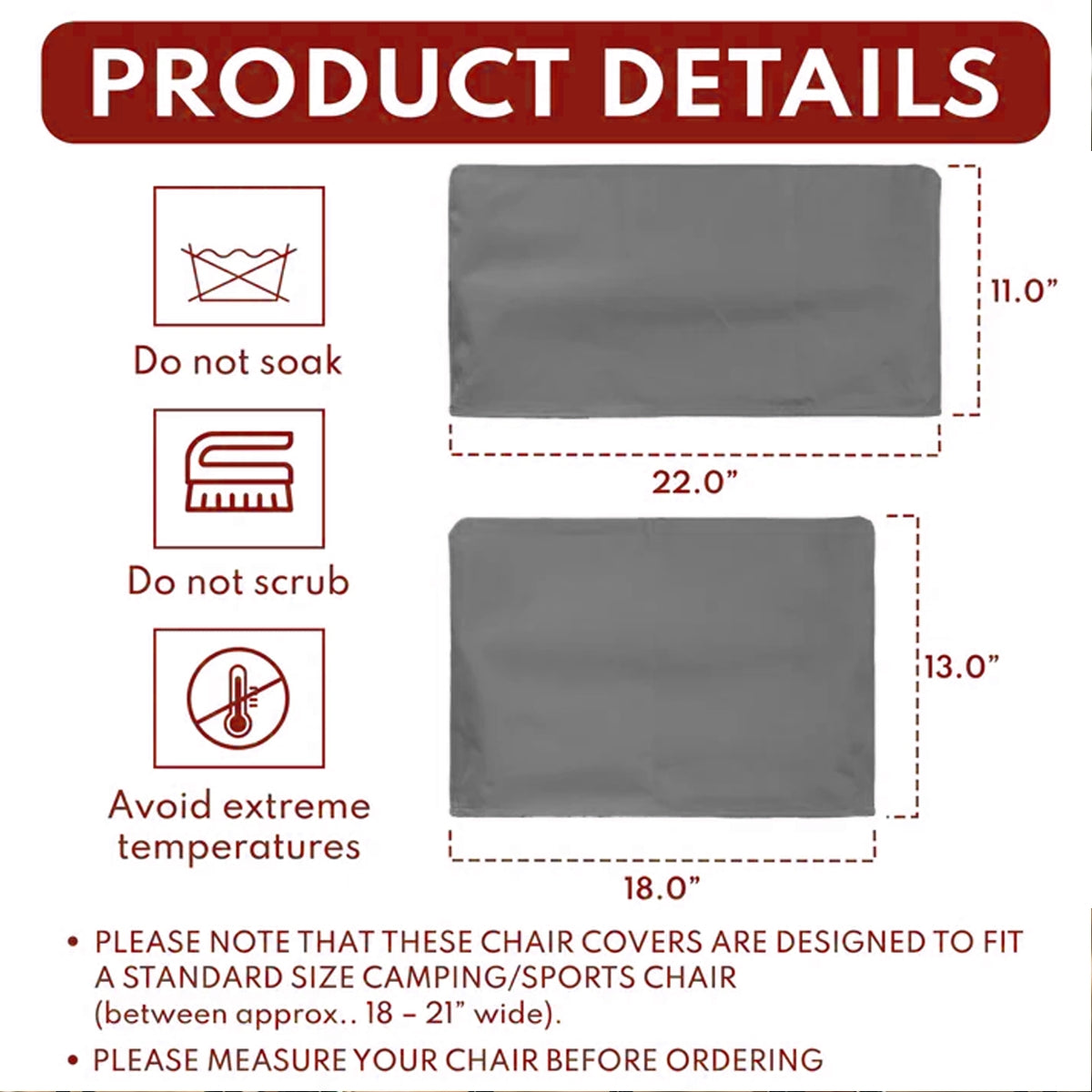 Home Is Where We Park It - Personalized Camping Chair Cover