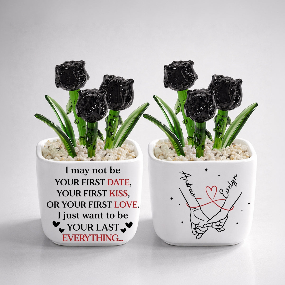 Your Last Everything - Personalized Glass Birth Month Flower