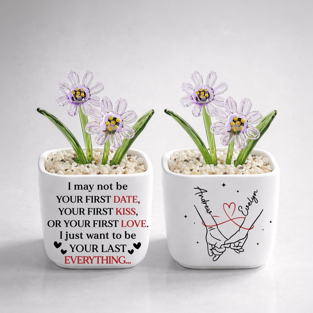 Your Last Everything - Personalized Glass Birth Month Flower