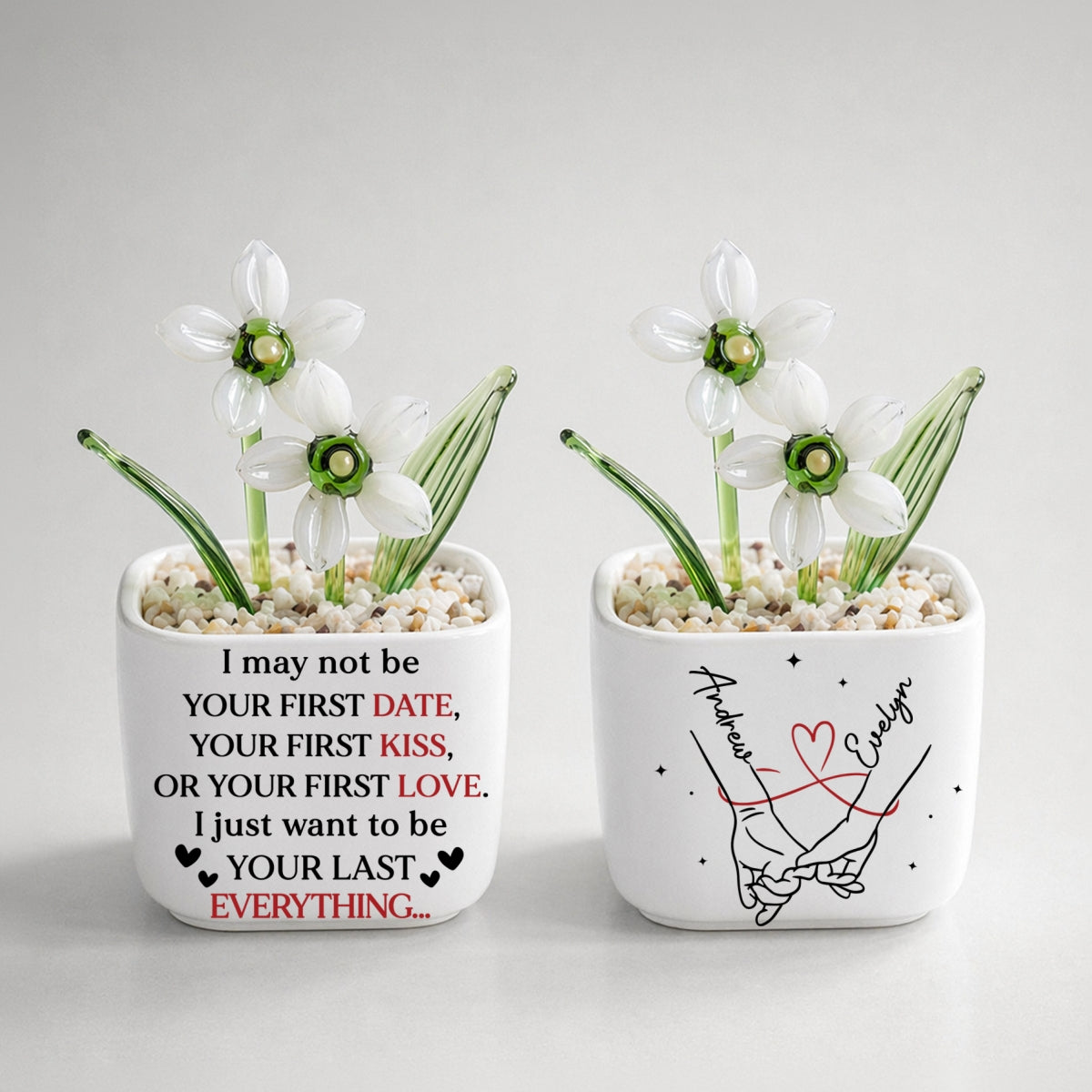 Your Last Everything - Personalized Glass Birth Month Flower