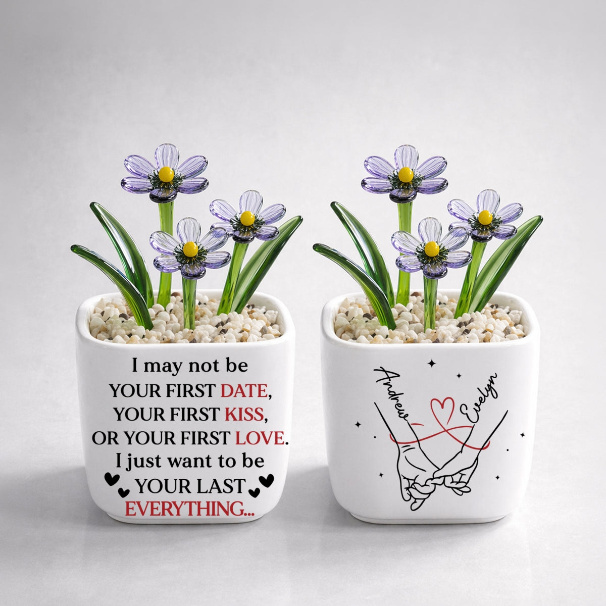 Your Last Everything - Personalized Glass Birth Month Flower