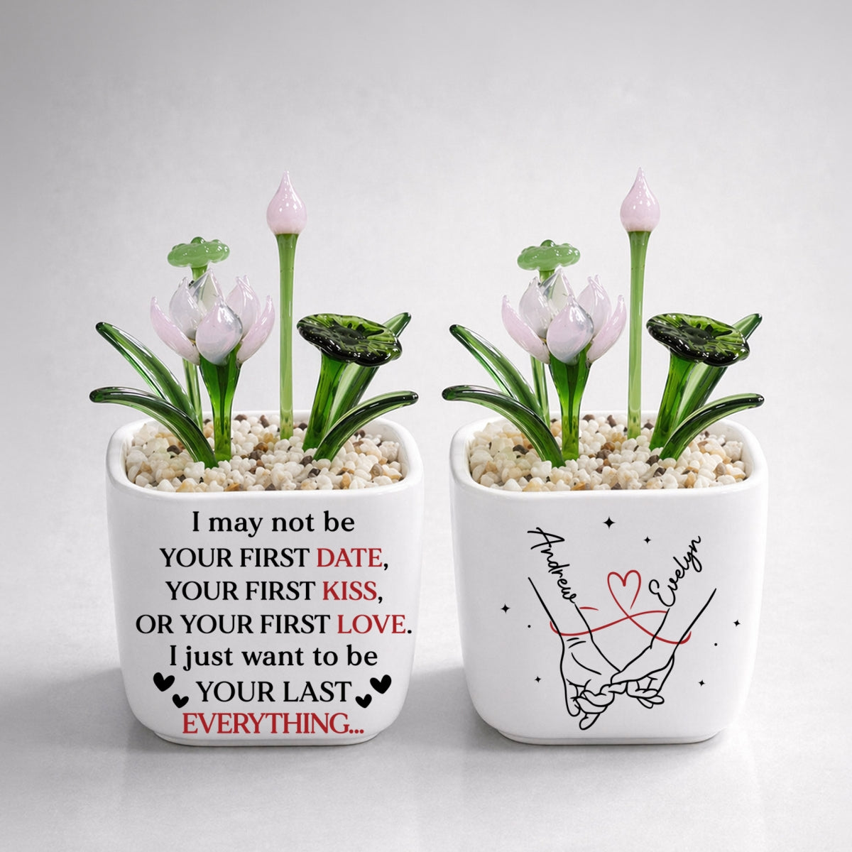 Your Last Everything - Personalized Glass Birth Month Flower
