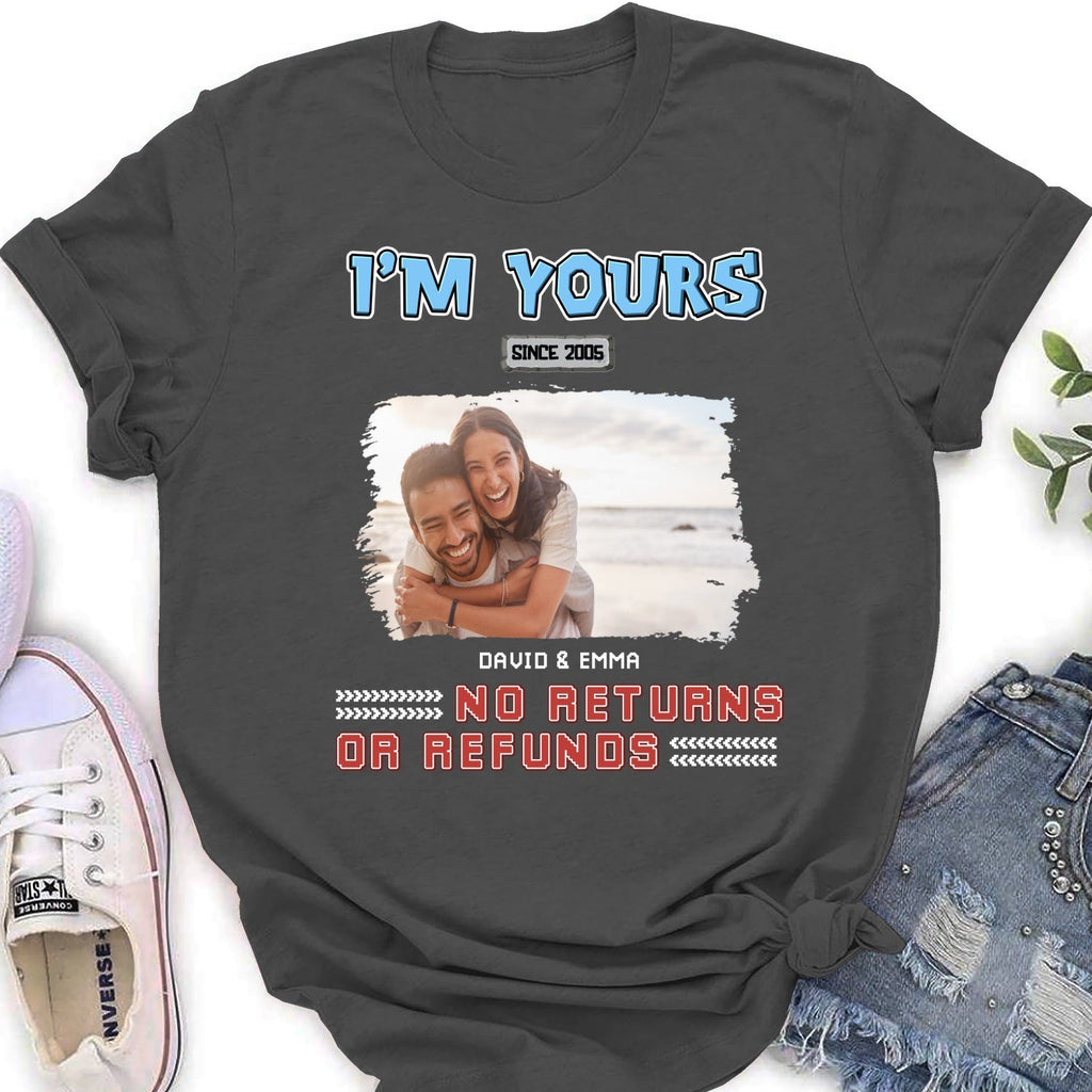 Custom Photo Christmas Anniversary Keepsake Gifts For Husband • I Am Yours Photo - Personalized Shirt