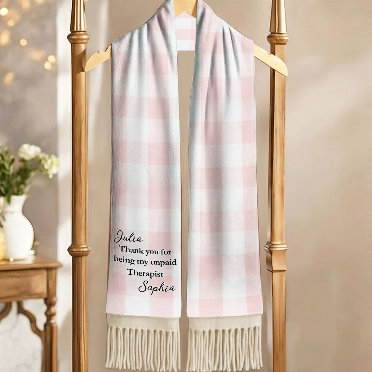 My Unpaid Therapist - Personalized Scarf