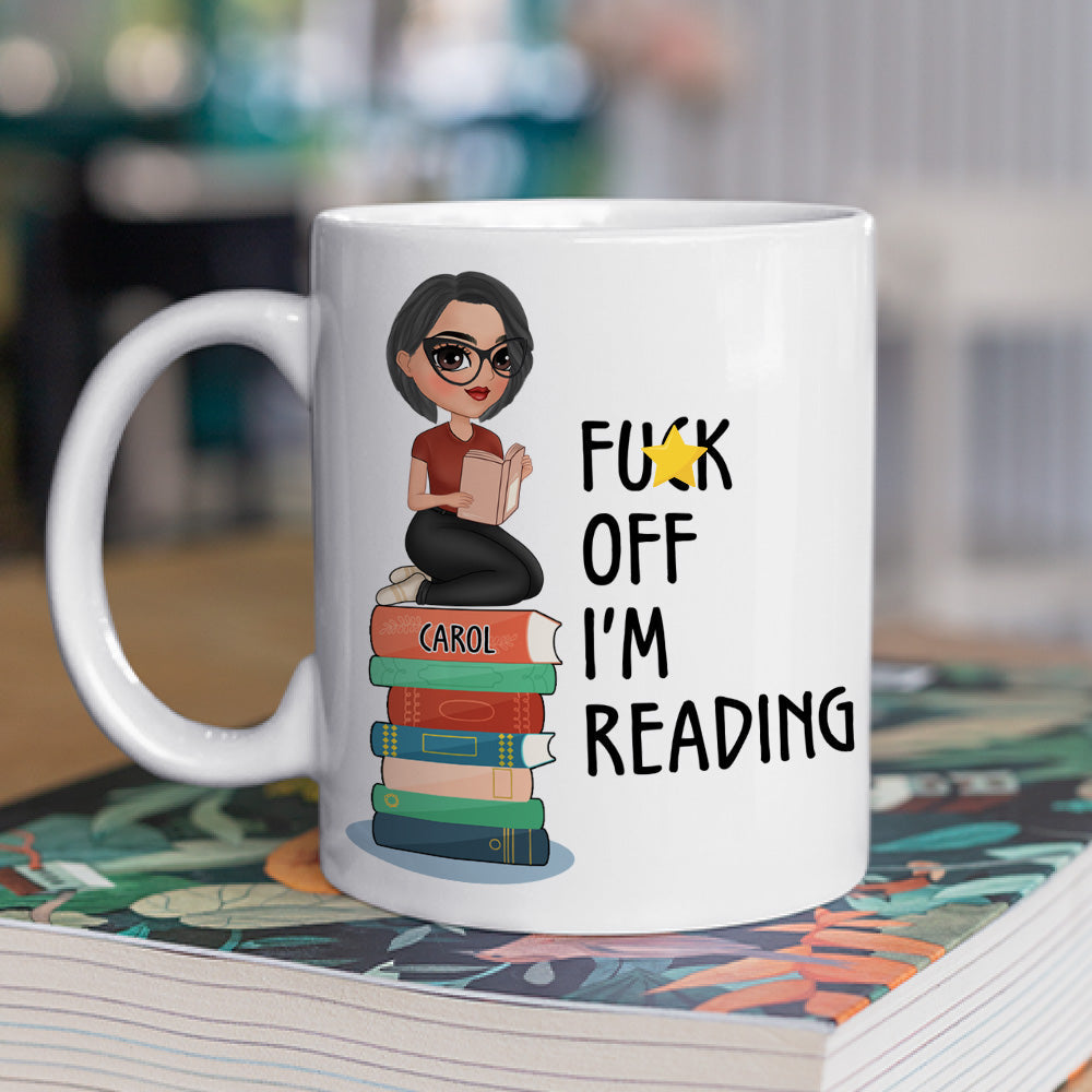 Custom Christmas & Birthday Keepsake Gift • I Am Reading - Personalized Coffee Mug