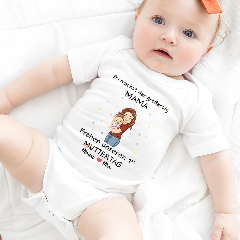 Du Machst Das Großartig - Personalisierter Baby-Body