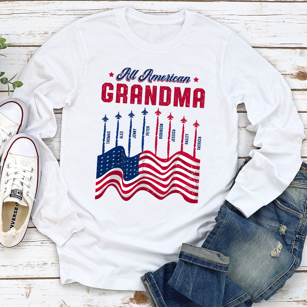 Custom Christmas & Birthday Gift for Grandma • Party In USA - Personalized Shirt