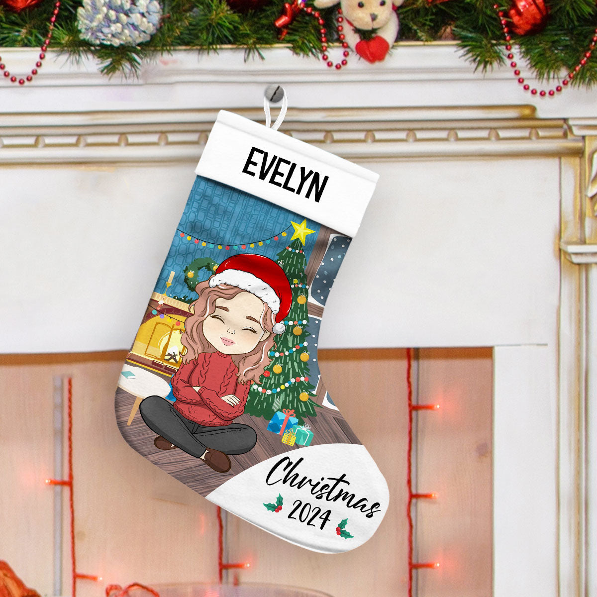 Custom Family Christmas Gifts, for Family Members, Holiday Decor • Family Christmas 2024 - Personalized Christmas Stocking