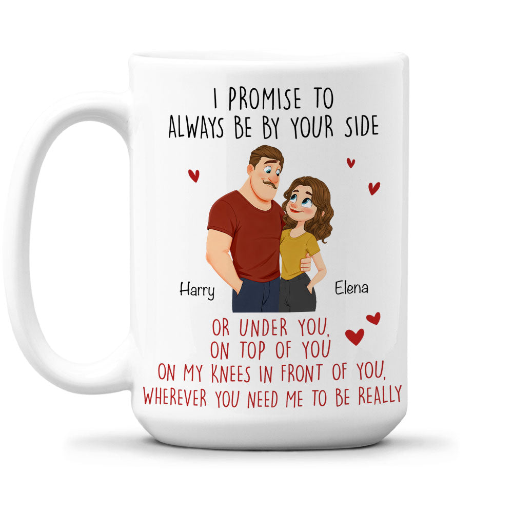 Custom Anniversary Keepsake Gifts For Couple • Whenever You Need Me - Personalized Coffee Mug