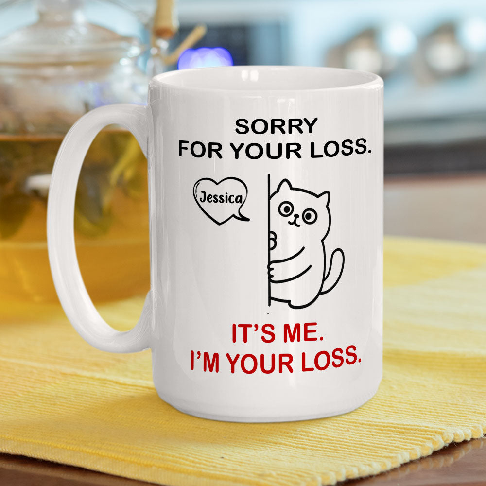 Custom Coworker, Christmas & Birthday Team Appreciation Gift • Look Who You Just Lost - Personalized Coffee Mug
