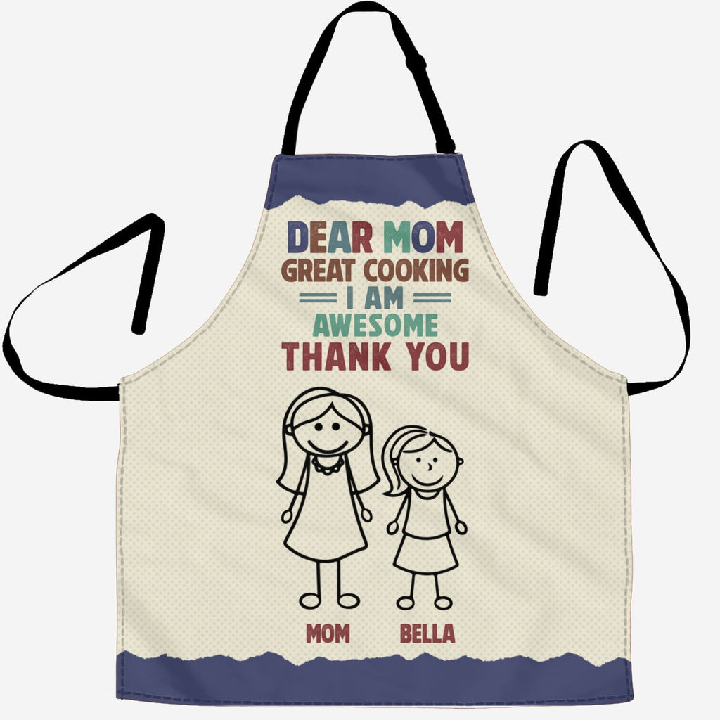 Great Cooking Mom - Personalized Apron