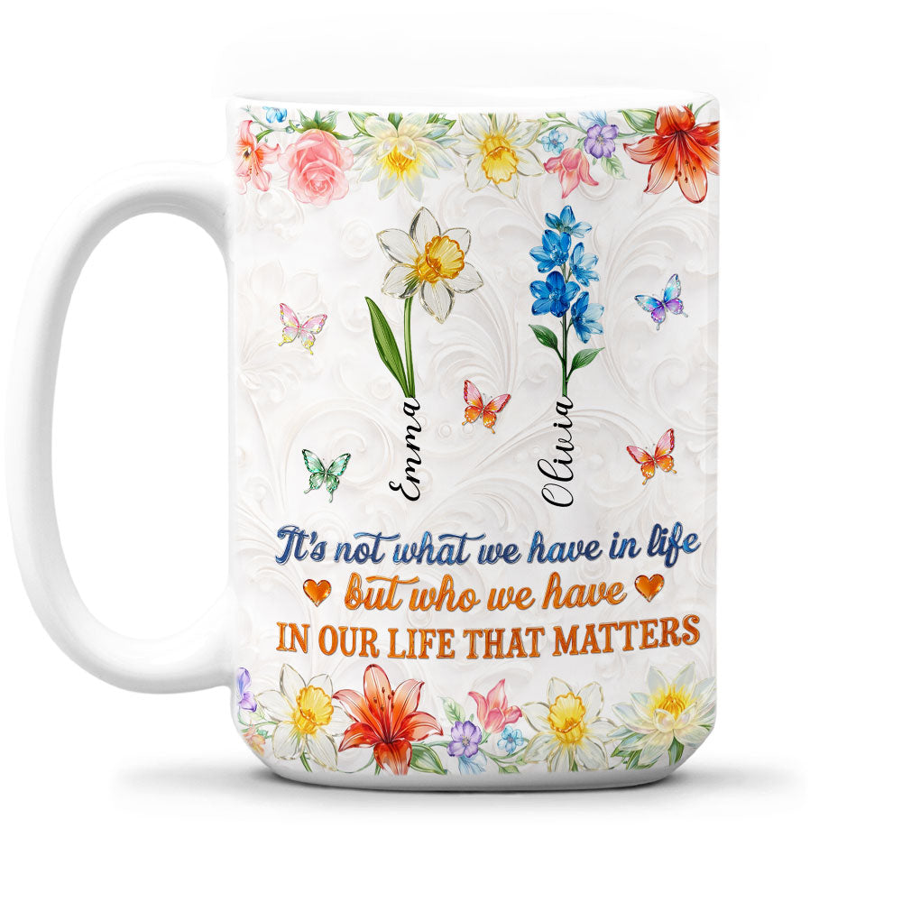 Custom Best Friend, Christmas & Birthday Friendship Keepsake Gift • Signature Friends - Personalized Coffee Mug