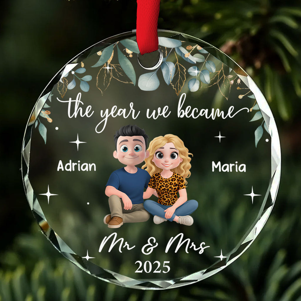 Custom Keepsake Christmas Ornament •  The Best Thing I Found In My Life - Personalized Glass Ornament