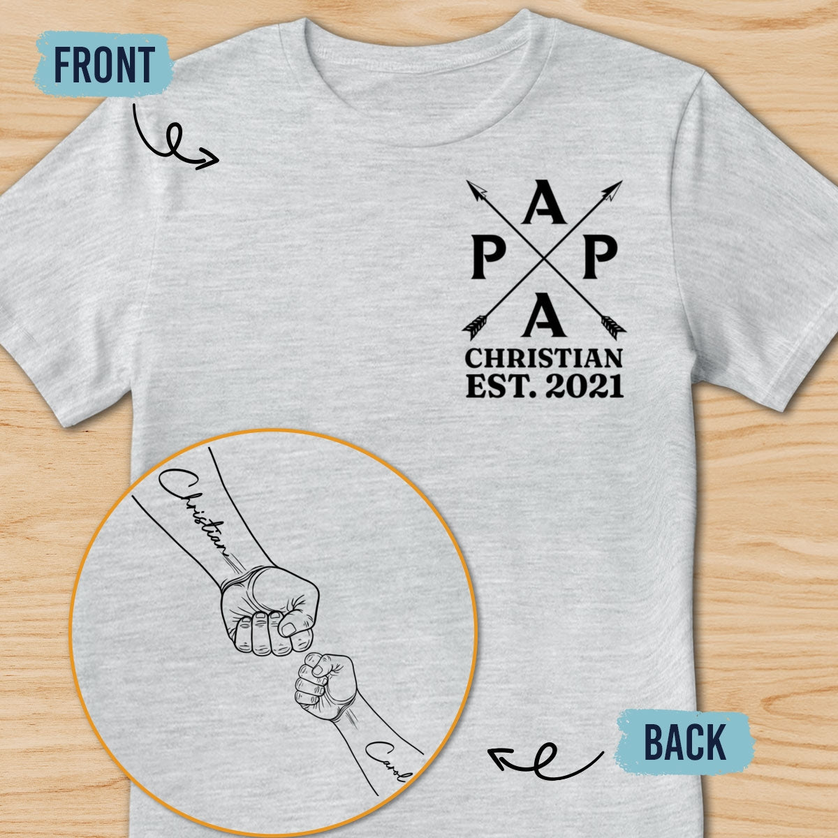 Dad Grandpa Brand - Personalized Shirt