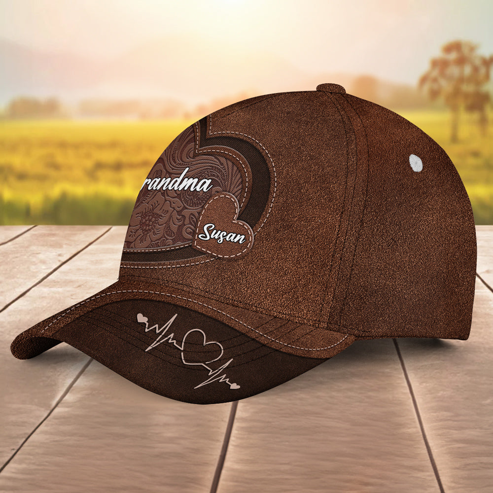 Sweethearts Of Grandma - Personalized Classic Cap