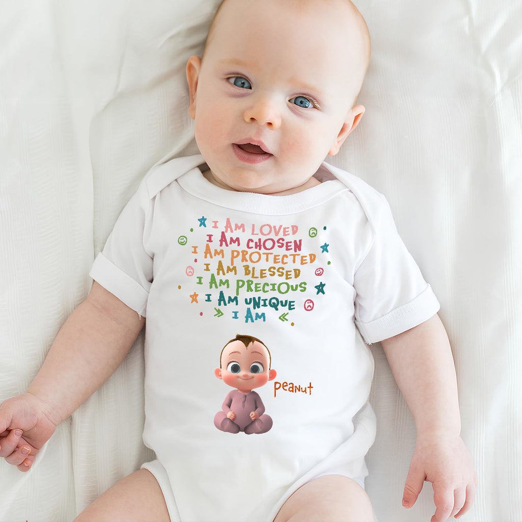 I am Loved - Personalized Baby Onesie