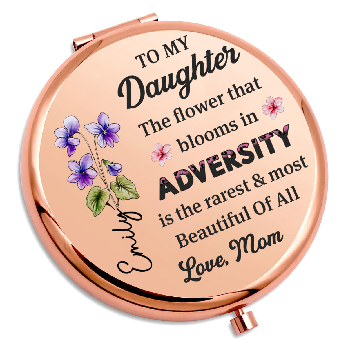 The Best Awaits You - Personalized Compact Mirror