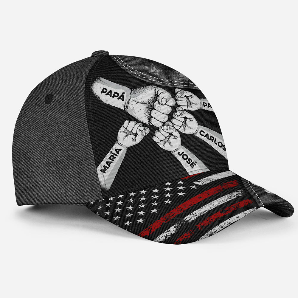 El Poder Del Abuelo Viene Del Amor - Gorra Clásica Personalizada