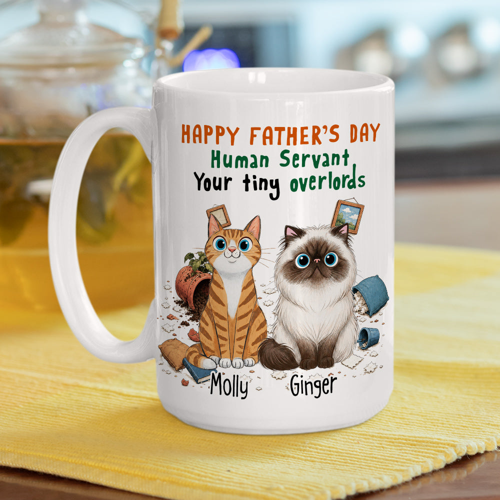 Custom Christmas & Birthday Keepsake Gift • The Tiny Overlords - Personalized Coffee Mug