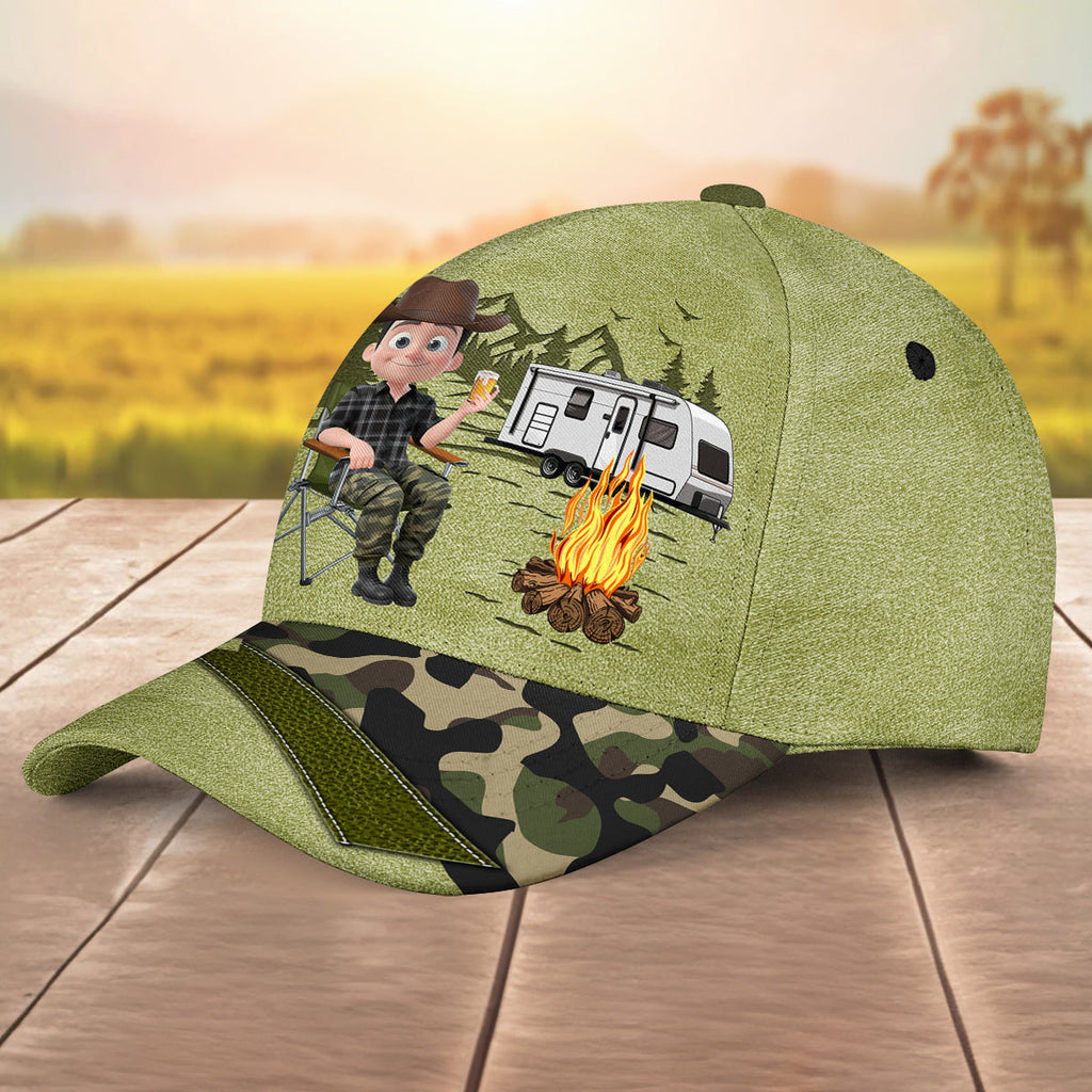 Happy Camper - Personalized Classic Cap