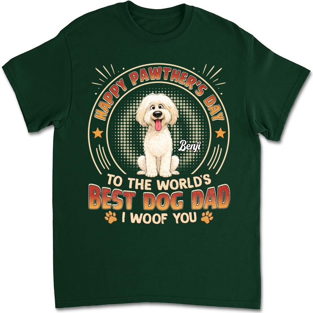 Custom Christmas & Birthday Keepsake Gift • Pawther Day With Dog Dad - Personalized Shirt - Sweatshirt