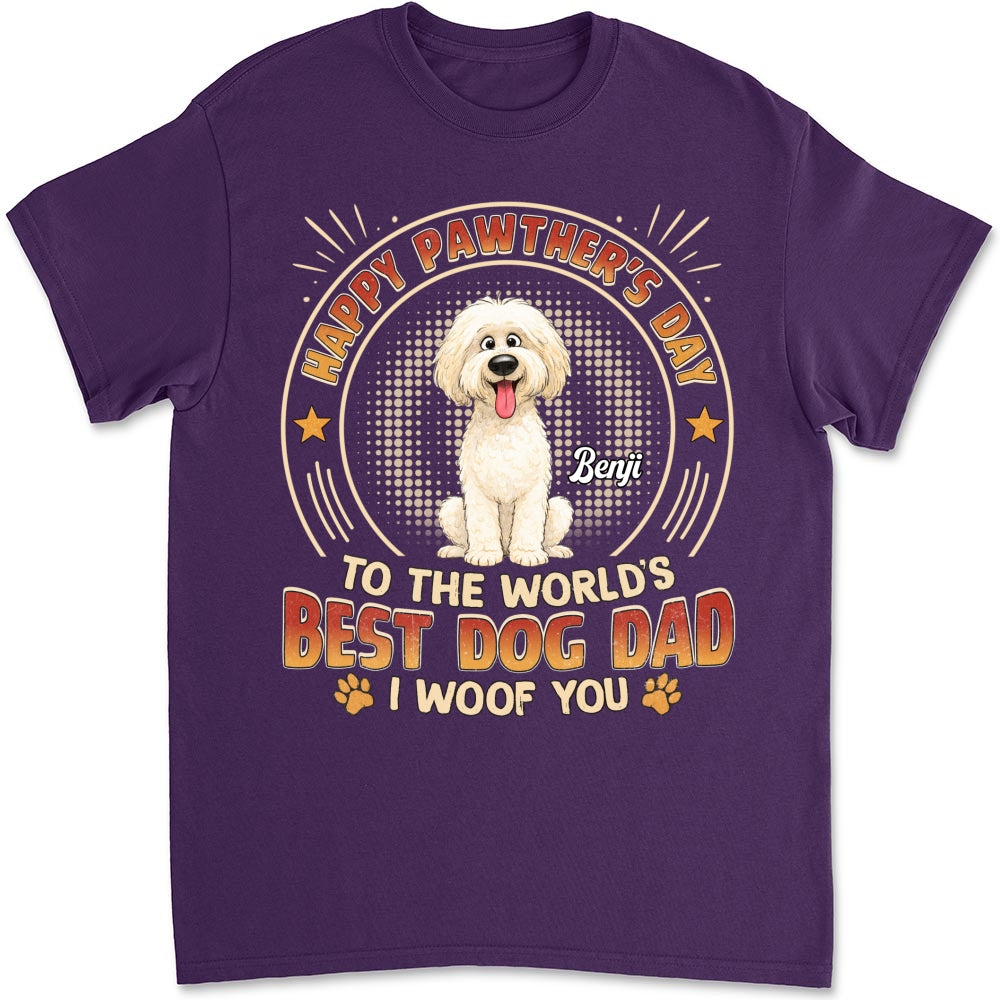 Custom Christmas & Birthday Keepsake Gift • Pawther Day With Dog Dad - Personalized Shirt - Sweatshirt
