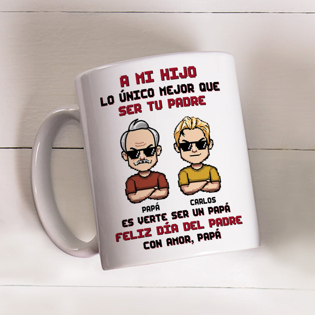 Custom Father's Day Gift For Son • Eres Mi Orgullo Más Grande  - Taza Personalizada de Café
