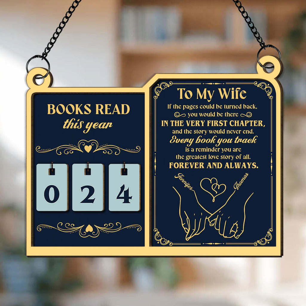 Forever And Always - Personalized Tracker Sign