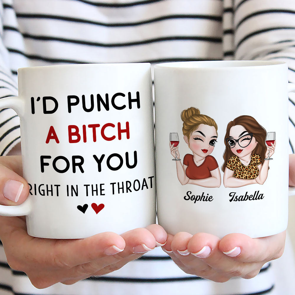 Custom Best Friend, Christmas & Birthday Friendship Keepsake Gift • My Best Friend - Personalized Coffee Mug