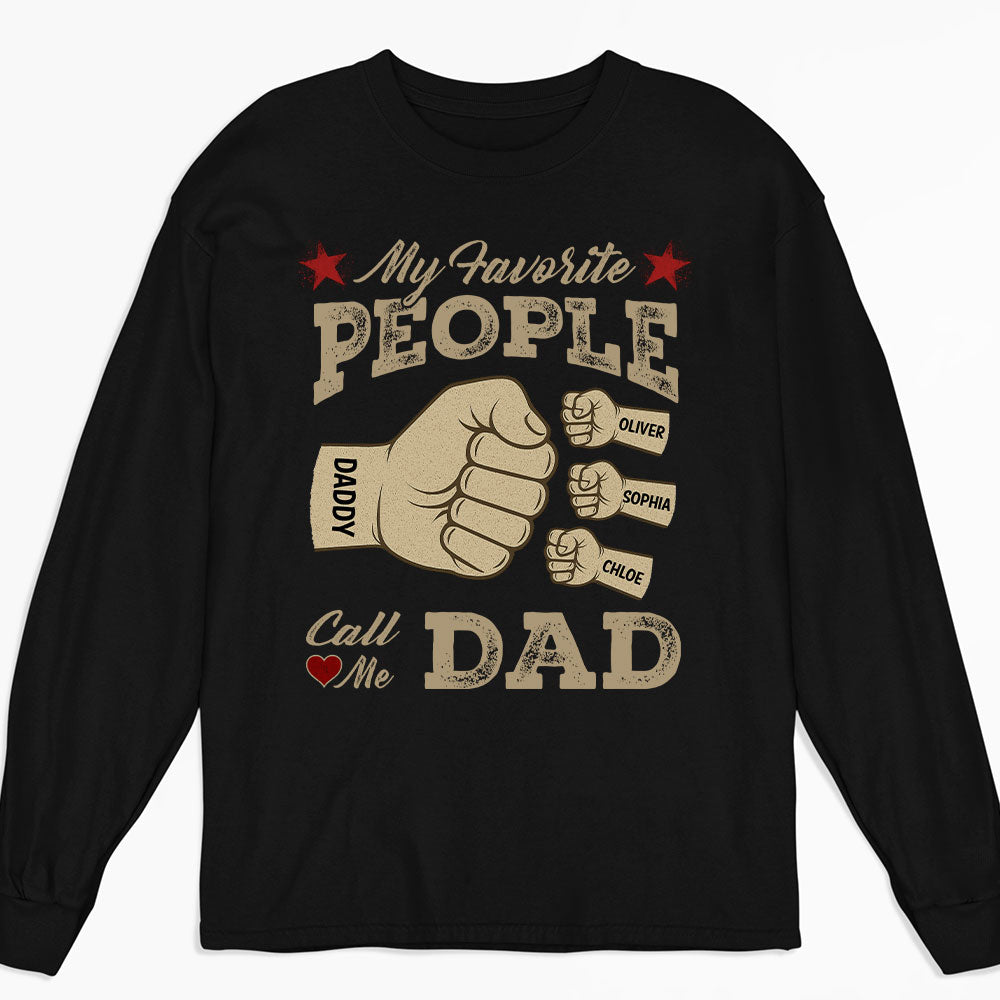 Custom Father's Day, Special Gift for Dad & Grandpa • Daddy Team - Personalized Shirt